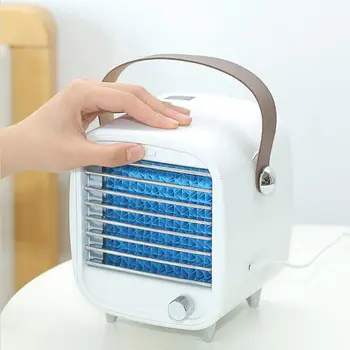 

Mini USB Personal Space Air Cooler, Humidifier, Purifier, Desktop Cooling Fan with 3 Speeds Personal Space Air Conditioner