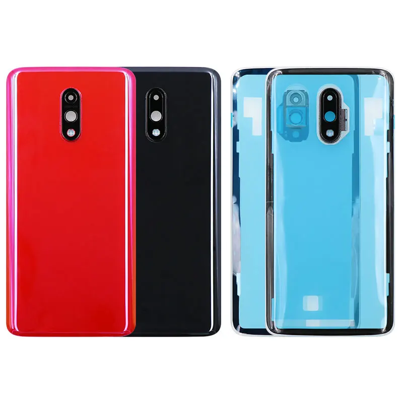 Для OnePlus 7 Чехол для батареи для мобильного телефона сменный защитный корпус для двери стеклянная крышка для батареи с объективом для камеры для OnePlus 7