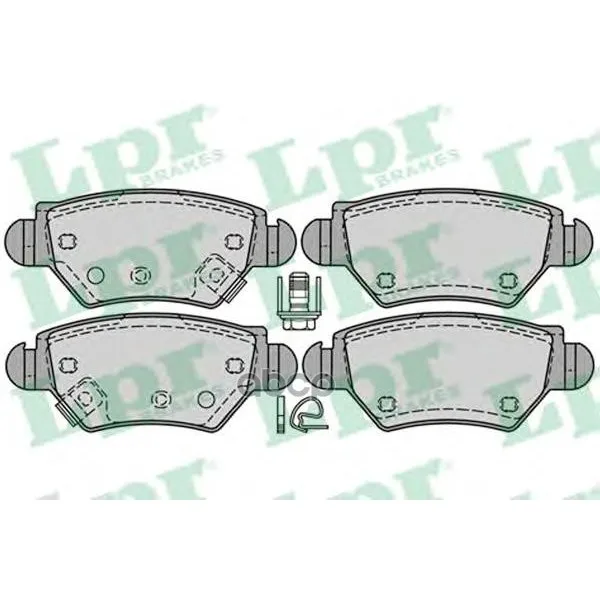 Колодки Тормозные Opel Astra G 98/Zafira 0305 Задние Lpr 05p1227 Lpr арт. 05P1227