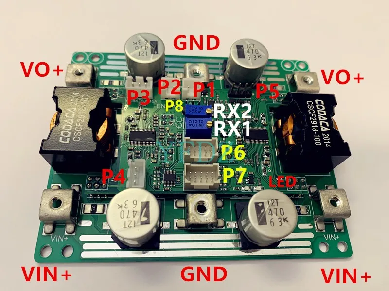 DC Автоматический Бак повышающий источник питания светодиодный постоянного тока