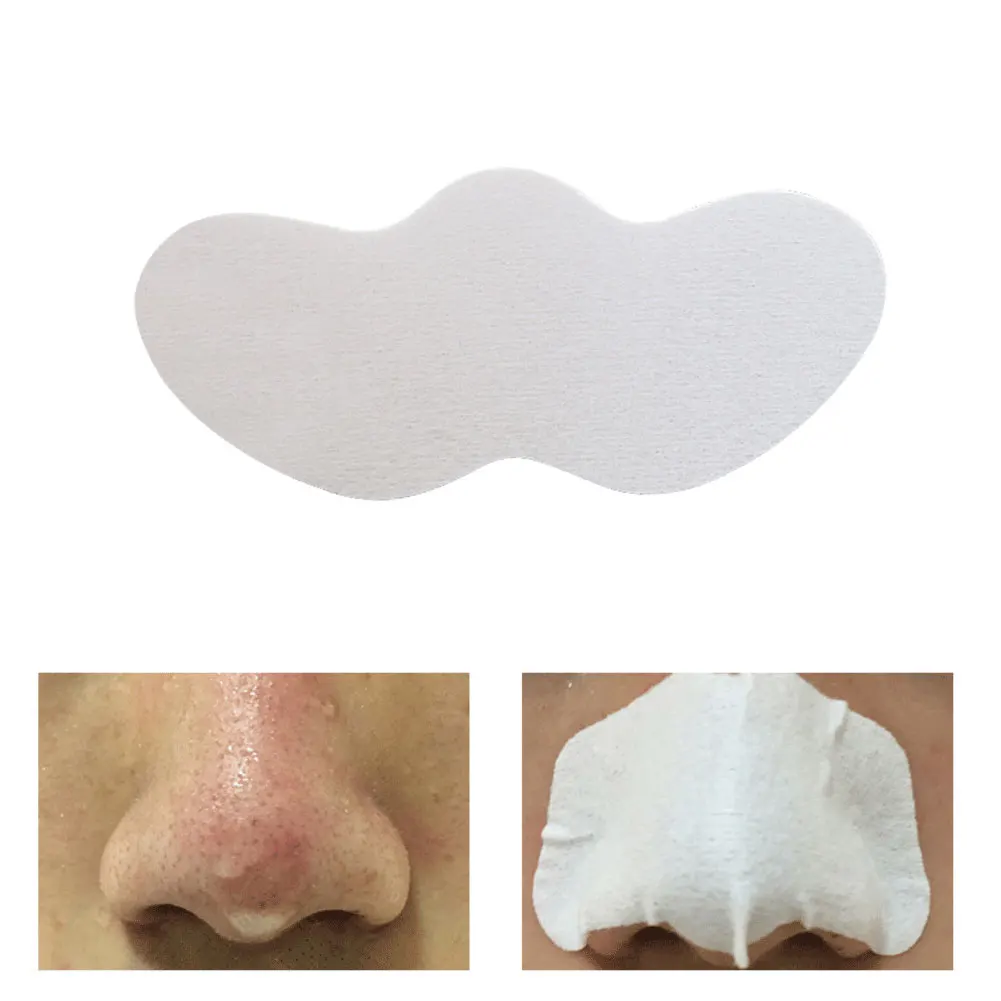 1PC poros y espinillas de eliminador de espinillas de la nariz de limpieza profunda máscara para la nariz hipoalergénico y aceite de limpieza libre de tiras