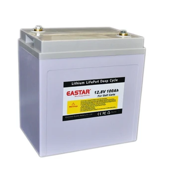 شراءقابلة للشحن 12v 100Ah عربة جولف Lifepo4 بطارية ليثيوم