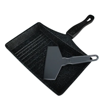 

Omelet Stone Egg Roll Omelette Pan with Wave Bottom Open Flame Non-Stick Frying Pan