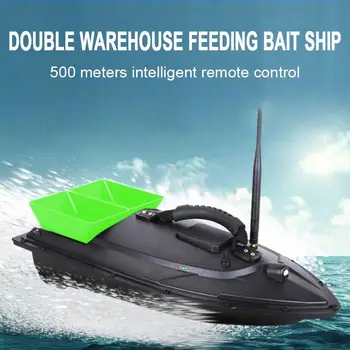 

Durable Fishing Bait Boat Remote Control 500m Beach Sea Fish Baits Tool Toys Fish Finder Portable Water Outdoor Green