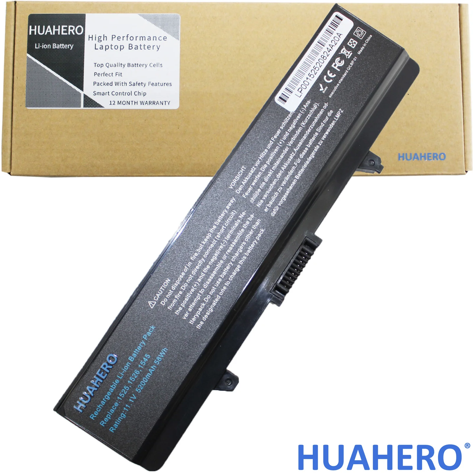 

HUAHERO Battery for Dell Inspiron 1525 1526 1440 1545 1546 1750 laptop GW240 X284G RN873 XR682 GW241 XR693 HP277 XR694 XR697