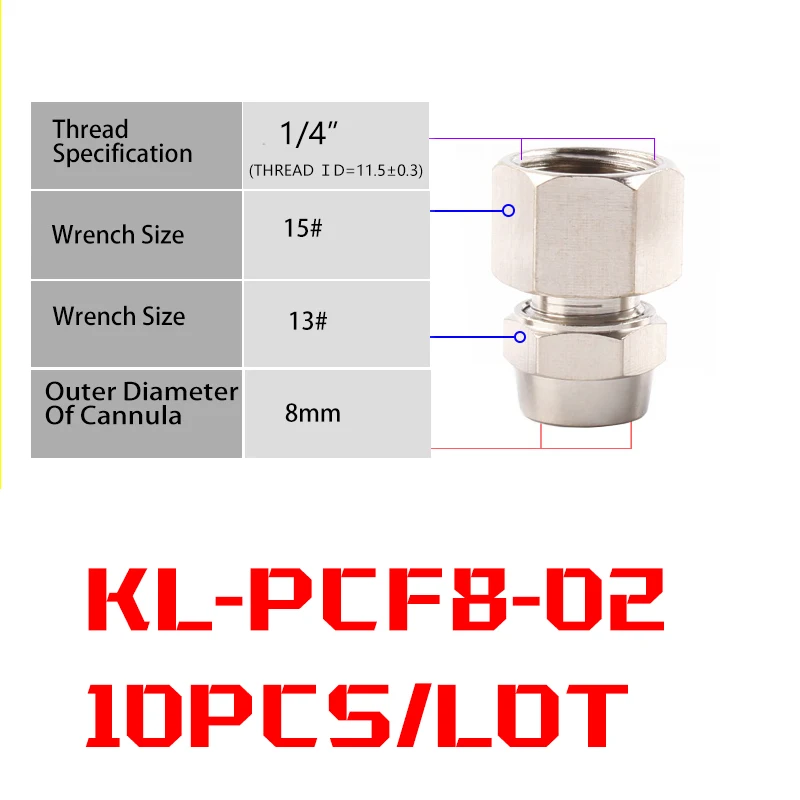 10PCS KL-PCF8-02