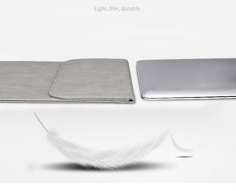 Для Macbook Чехол полиуретановый чехол для ноутбука Тетрадь мешок-вкладыш 11/13/15 дюймов ультра-тонкий Водонепроницаемый чехол для ноутбука DELL hp Xiaomi