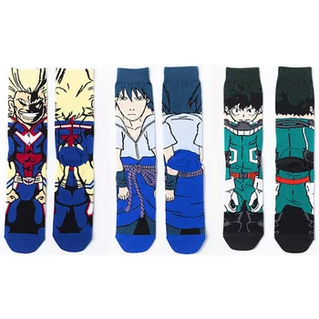 

Anime Arrounding Cartoon My Hero College Socks Personality Cosplay Accessories Socks Men And Women Mid Tube Socks
