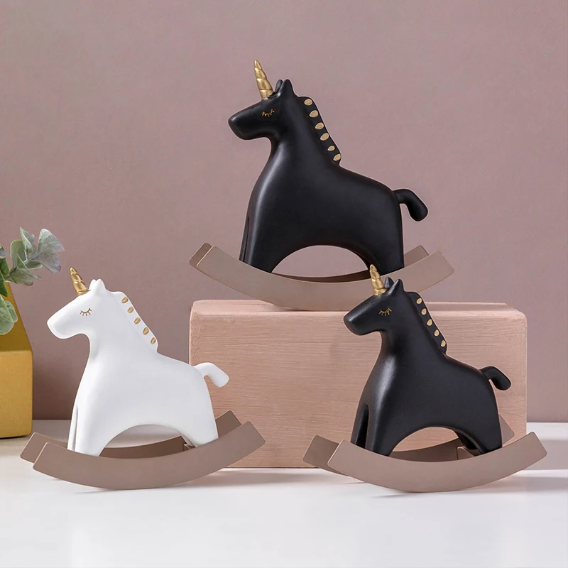 resin rocking horse