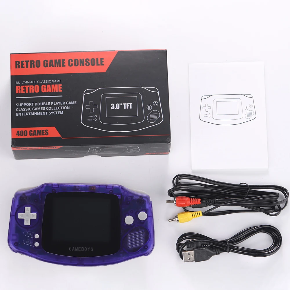 Rs5 Portable Gaming Console 400 Built In Retro Games Handle Game