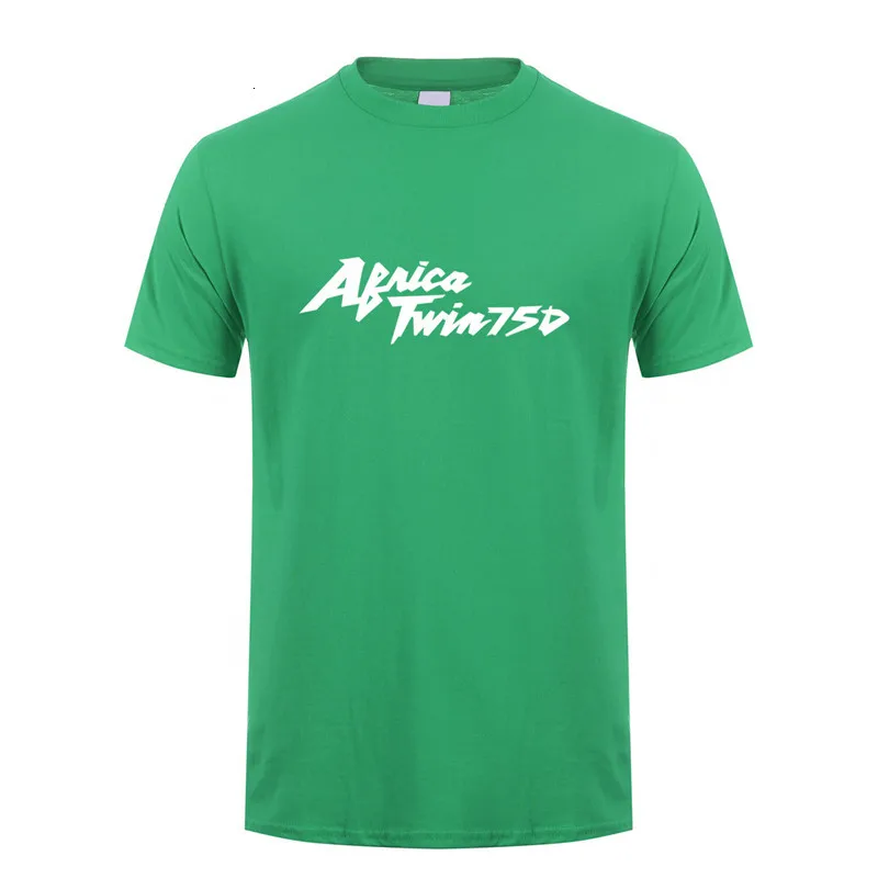 IrishGreen Midnite Star Africa Твин 750 Футболка Мужская топы Летняя футболка с коротким рукавом футболки хлопок мужская футболка с o-образным вырезом дизайн - Цвет: IrishGreen