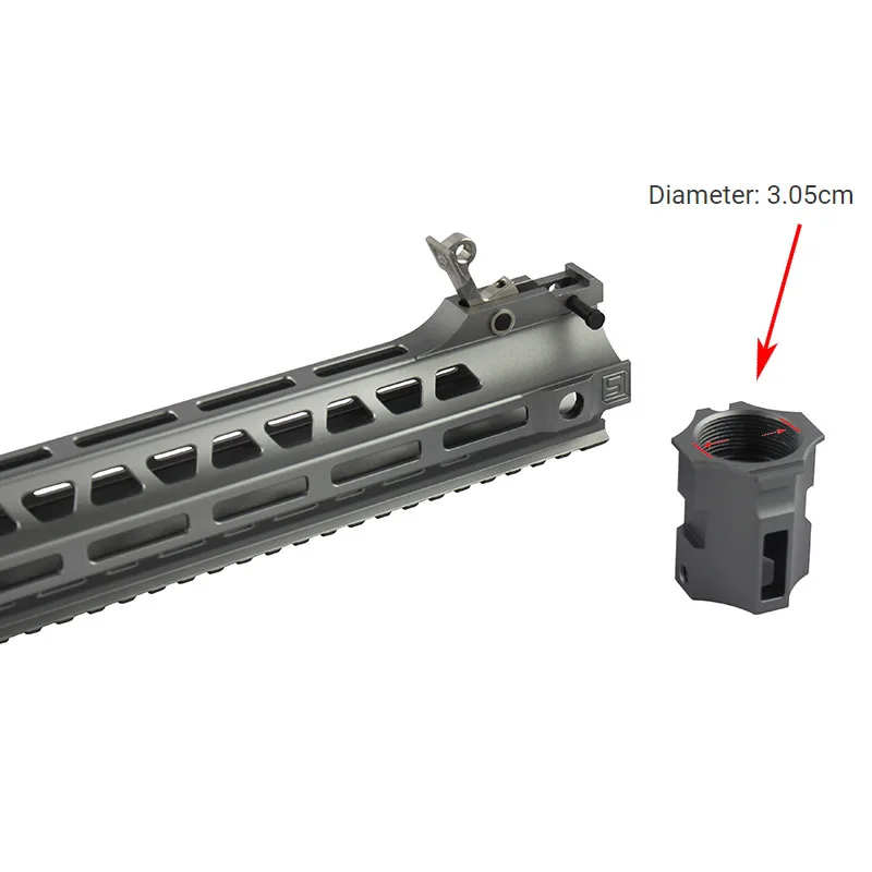 Ferroviário para Airsoft Vulpo Tactical Picatinny Ferroviário Polegada & 17 Handguard Sistema Aeg m4 - M16 14 6 17?2