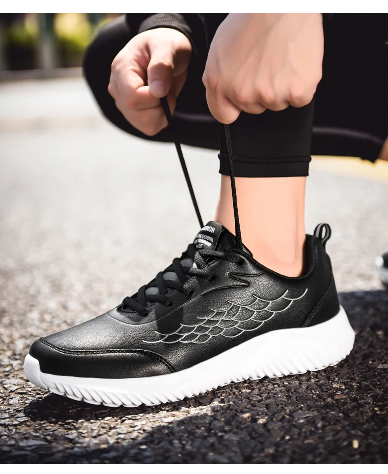 Мужская повседневная обувь; модная Гибкая кожаная обувь; Zapatos De Hombre; прогулочная Спортивная беговая Обувь; большие размеры 48-47