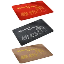 40x60 см Противоскользящий коврик для входной двери передние двери ноги пол коврики абсорбирующий коврик для ванной комнаты машинная стирка