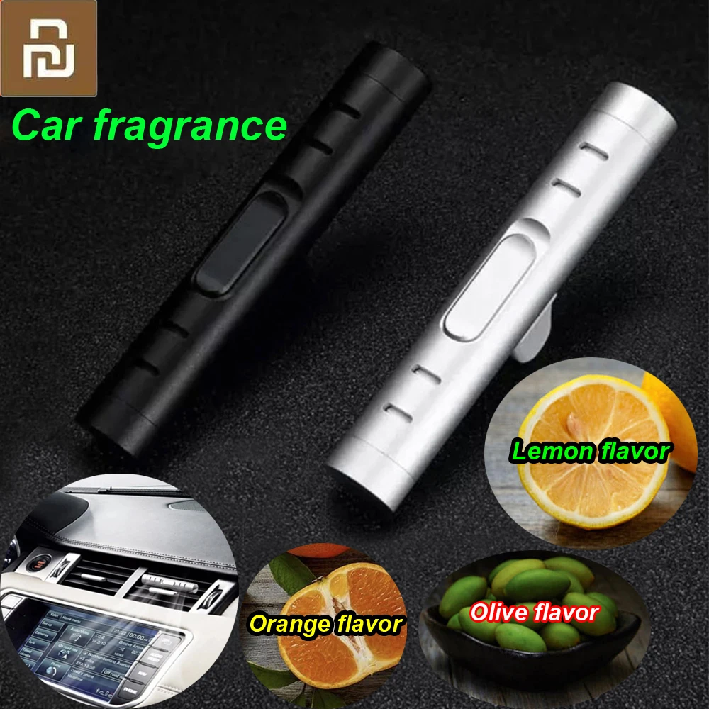 Youpin Guildford-Soporte de fragancias para coche, aromático para aromaterapia, incienso, limón, naranja y Oliva, para coche, purificador de aire