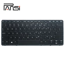 

PANSI New Replacement Backlight for HP Elitebook 820 825 G1 G2 720 725 G1 G2 American Keyboard With Black Silver Frame US