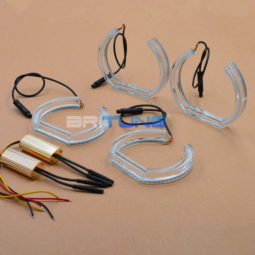 Глаза ангела для BMW F01 F02 аксессуары тюнинга F03 F04 730d 740d 740i 750i 760i ксеноновая фара DTM