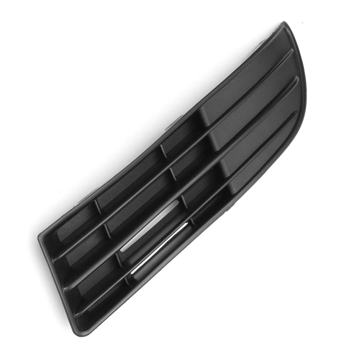 Черный автомобиль ПТФ в передний бампер решетка гриль крышка отделка Подходит для VW для Polo 2005-2009 6Q0853665D9B9 6Q0853666E9B9