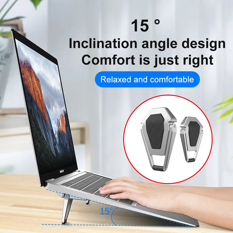 Подставка для ноутбука MacBook Air Pro складная металлическая подставка 1