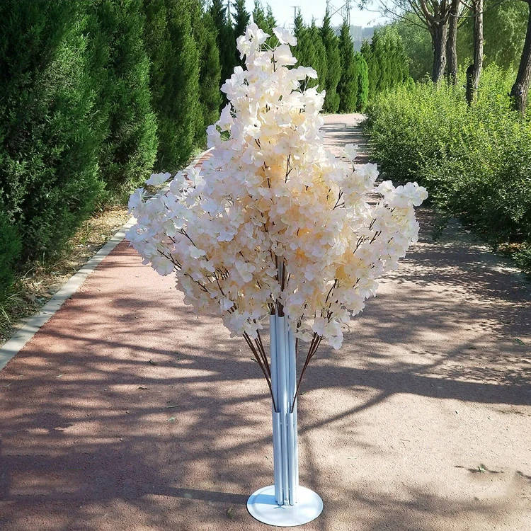 JAROWN Artificial Cherry blossom Flower Pink Cherry Tree Sakura Wedding Stand Iron Arch Frame Party Decoration Home Backdrop Wall Decor (22)