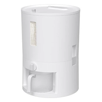 

Kitchen Rice Bucket Insect-Proof Moisture-Proof Sealed Rice Storage Box Bucket Cat Dog Food Household Storage Dispenser