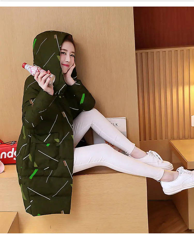 Женские элегантные теплые парки с длинными рукавами на молнии Женская куртка Офисная Леди Новая модная зимняя женская длинная куртка с капюшоном пальто
