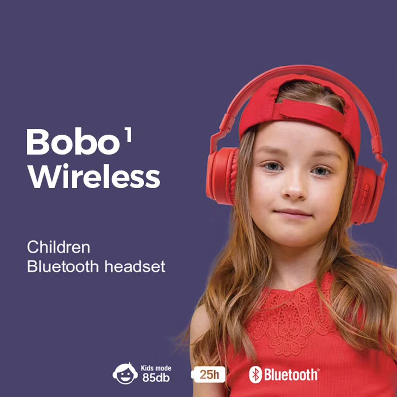 JBL JBLJR300RED Casque sans fil Bluetooth pour enfant - 12 heures