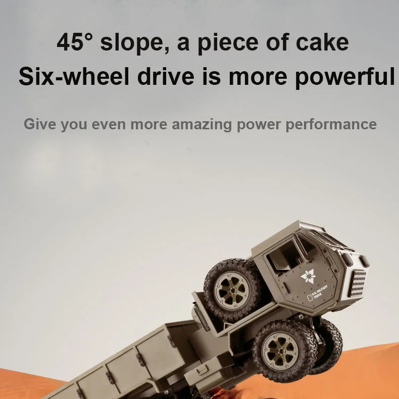 1:16 военный грузовик 6-wheel six drive simulation Военная карта полная шкала дифференциальный пульт дистанционного управления Игрушечная модель автомобиля