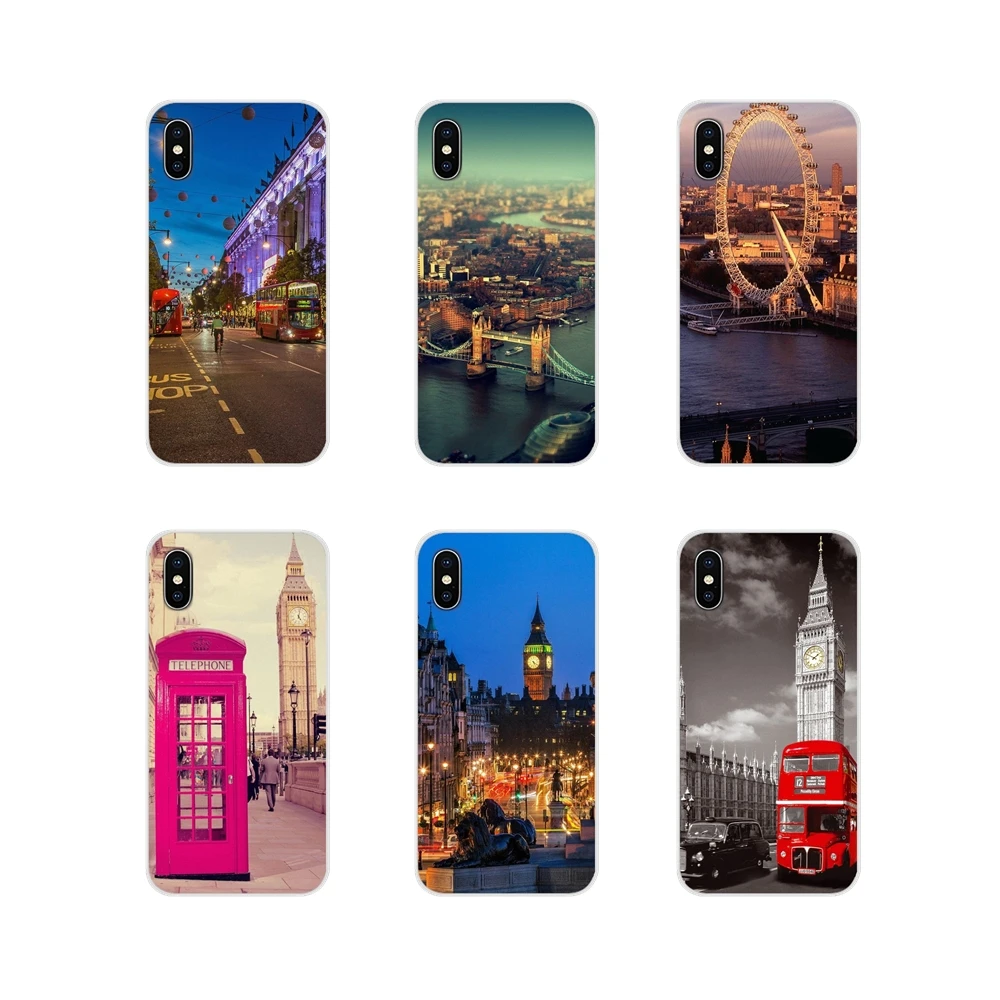 Для Samsung A10 A30 A40 A50 A60 A70 M30 Galaxy Note 2 3 4 5 8 9 10 PLUS Лондонский красный телефон Big Ben