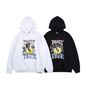 

20SS New Spring TOO COZY TOUR Letter HOODIE Men and Women Dollar Print Hooded Sweatshirt Oversize Harajuku Hip Hop Hoodies