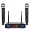 Lomeho-micrófono inalámbrico LO-U02 2, cápsula dinámica de frecuencias UHF, 2 canales, para sistema de Karaoke 1