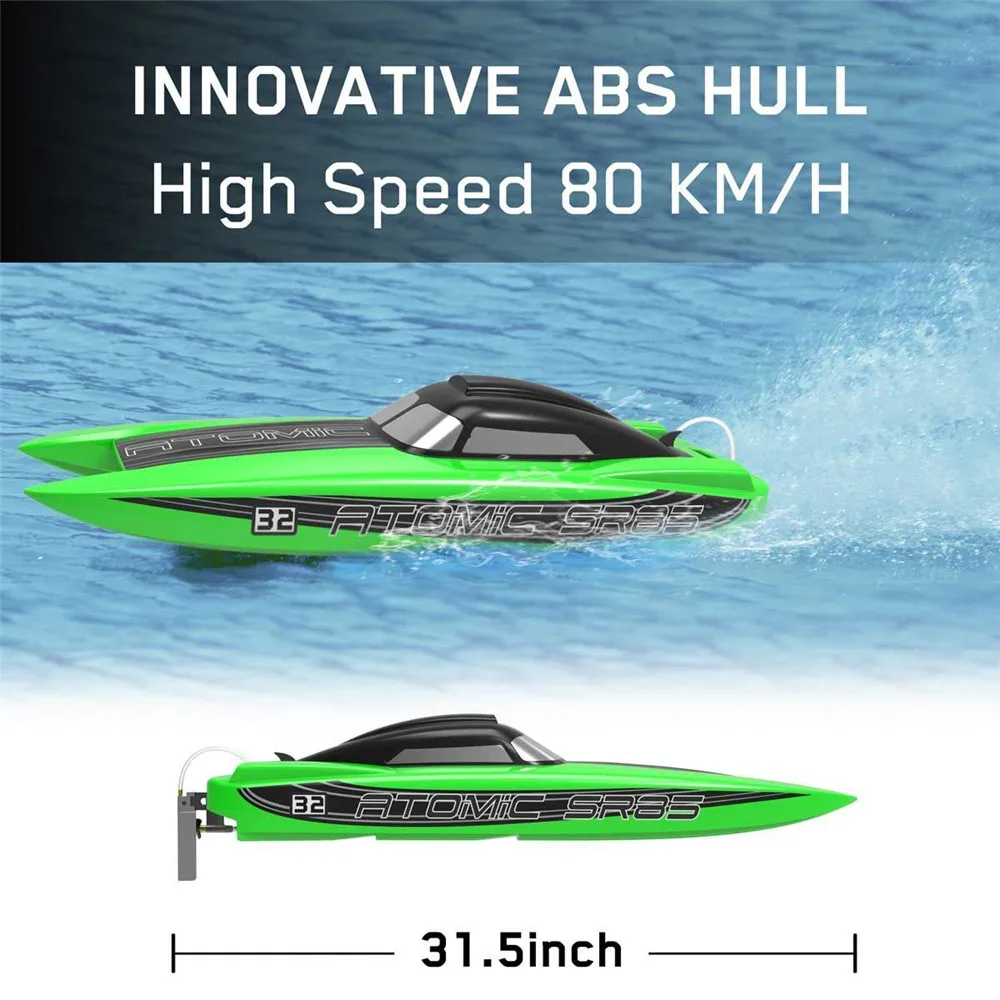 Volantexrc ATOMIC SR85 798-3 V798-3 80km/h length 800mm Brushless RC Boat  ARTR or RTR 2.4Ghz Radio Control Boat Toys 79803 5