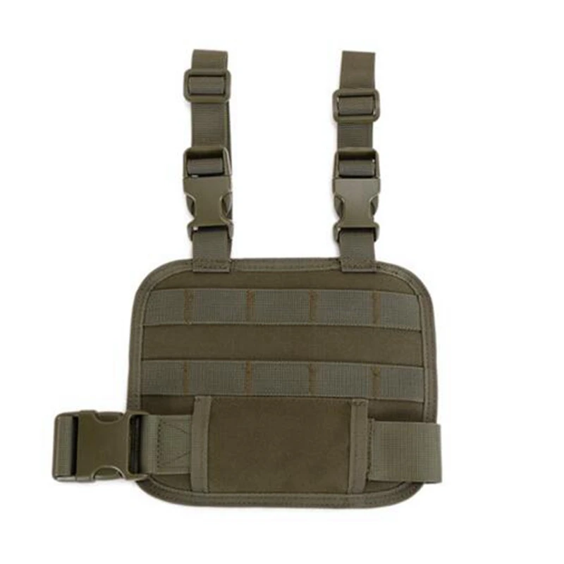 Tactical Drop Leg Platform Military Hunting Thigh MOLLE Rig with Adjustable Belt & Thigh Straps for Universal Holster