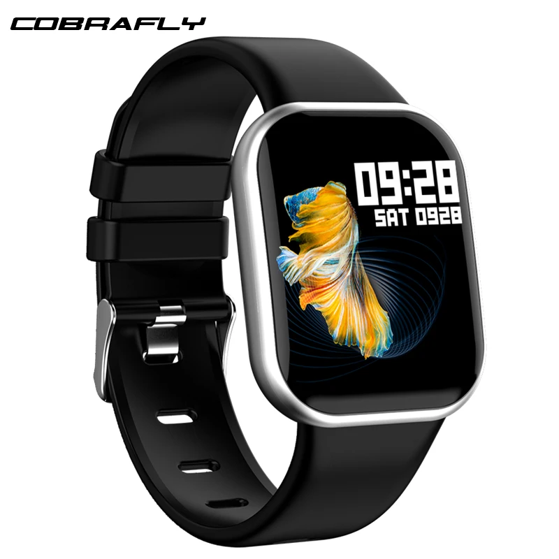 

Cobrafly X16 Smart Watch Full Screen Touch Heart Rate Blood Pressure Monitor IP67 Waterproof Fitness Trakcer Clock PK B57 P68