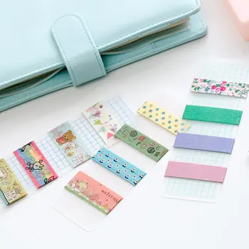 

12Pcs PVC Washi Tape Storage Bookmark Washi Tape Separate Office School Supplies