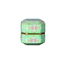 Алмазная форма Мини жестяная коробка для хранения чая кофе конфеты металлический чехол Свадебная вечеринка M68E