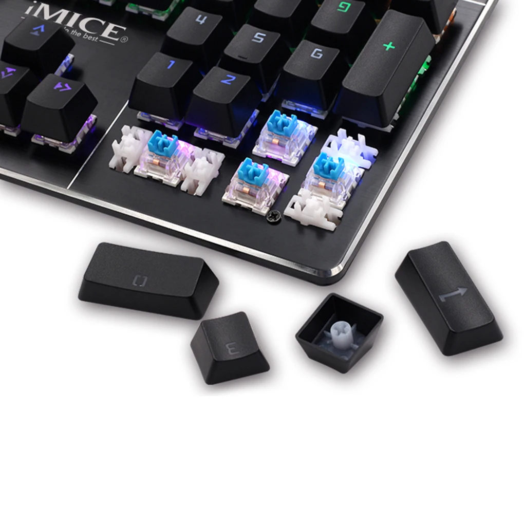 IMICE MK-X80 крутая игра механическая клавиатура ПК Проводная ноутбук универсальная цветная подсветка игровая клавиатура