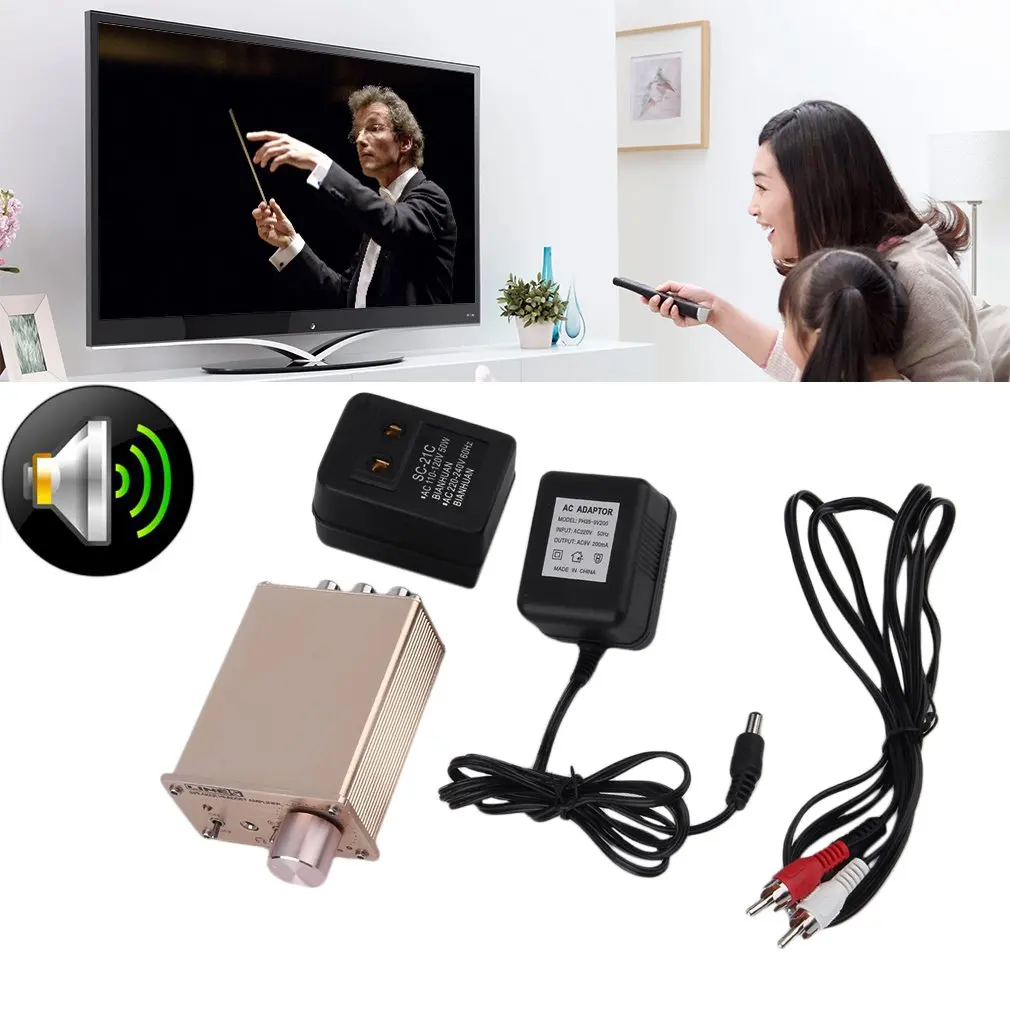 

A910 Mini Audio Amplifier Computer Amplifier Stereo Headphone Amplifier Exquisitely Designed Durable Gorgeous