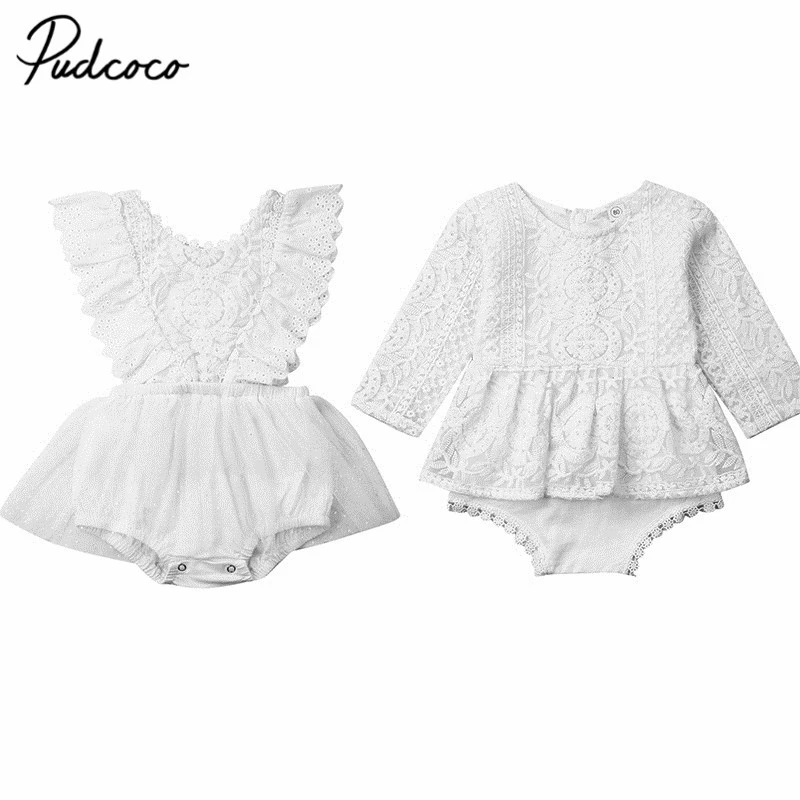 plain white romper for baby girl