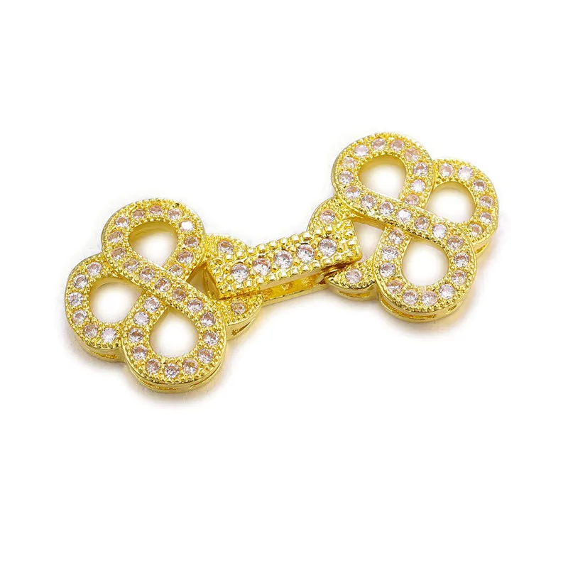 Gold Juya поделки из бисера Жемчуг Браслеты Ожерелье Изготовление аппаратные средства фурнитура поставки Застежка ручной работы замок застежка аксессуары - Цвет: Gold