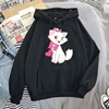 Marie Cat DisneyCute Kawaii Hoodies Cartoon Women Hoodies Cartoon Tops Long Sleeve Pockets Sweatshirts Fashion Hooded Women 5
