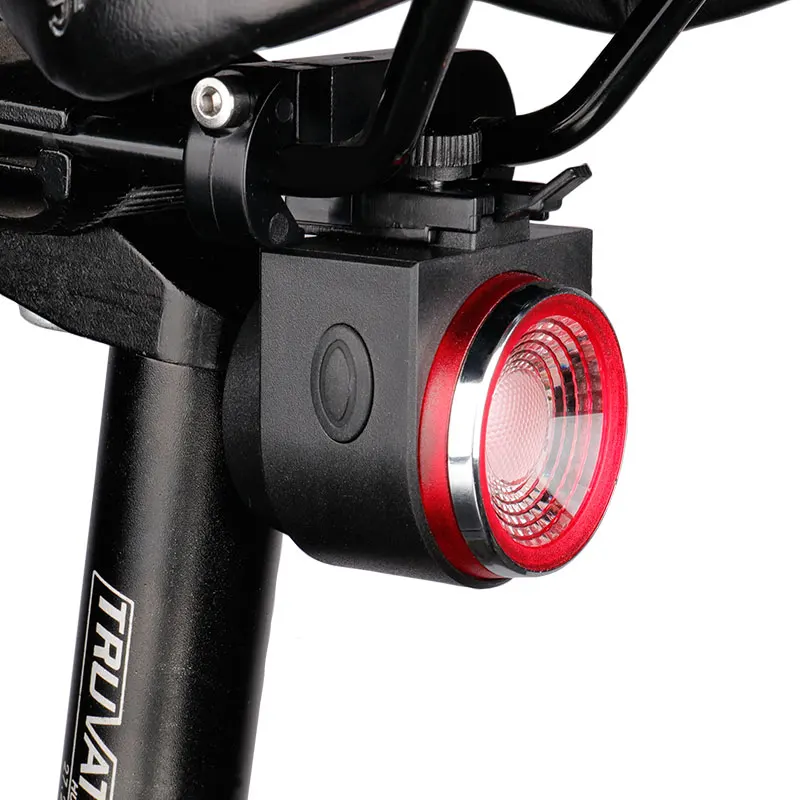 Tanie Rowerowa tylna lampa światło hamowania Alarm włamaniowy zdalne połączenie sterowanie bezprzewodowe USB Charge latarka led Bike Finder Horn 20 40Hrs A8