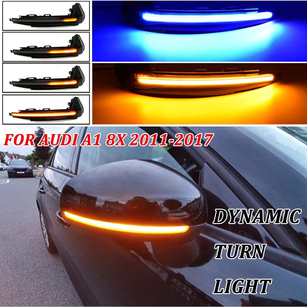 

Для Audi A1 8X 2011-2017 Φ динамический сигнал поворота лампа последовательного сигнала заднего вида с боковым крылом