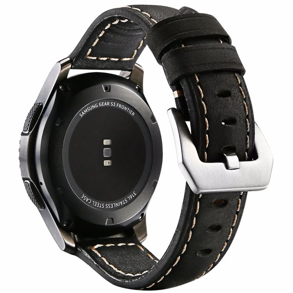 Ремешок 22 мм для smsuang galaxy watch 3 46 gear s3 frontier huawei GT 20 браслет наручных часов samsung atgum 2 44