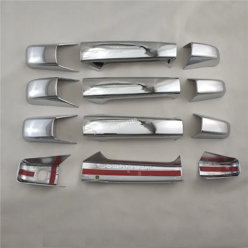 Хромированные дверные ручки крышки для 07-13 Chevrolet Suburban/Tahoe/Silverado/Avalanche/07-13 GMC Yukon/Yukon XL/Sierra