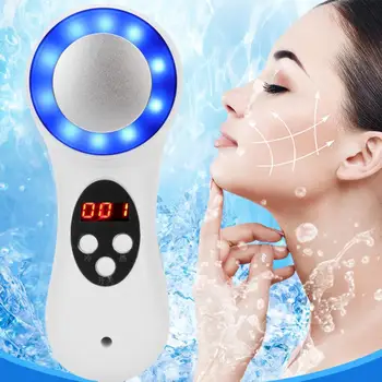 

Micro Needle Roller Hot Cold Hammer Blue Light Facial Skin Tighten Shrink Pores Beauty Machine US Plug 110-220V Skin Tag