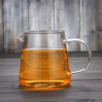 

Heat-Resisting Glass Tea Pitcher 200ml Samll Chahai Thickened Borosilicate Glass Coffee Pot Water Jug Milk Frothing Jug