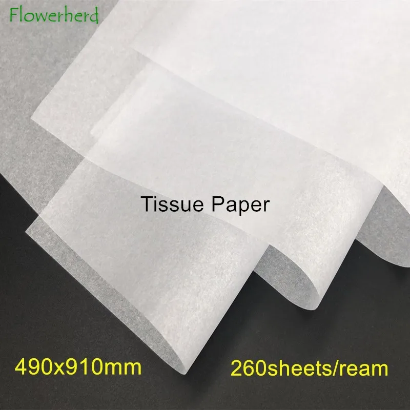 Colorful Tissue Paper DIY Solid Color Wrapping Paper Translucent