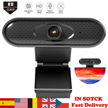 

Spain US Fast Ship USB Drive-free HD 1080P Mini Webcam With Desktop Laptop PC Pro Stream Camera For Teaching Conference