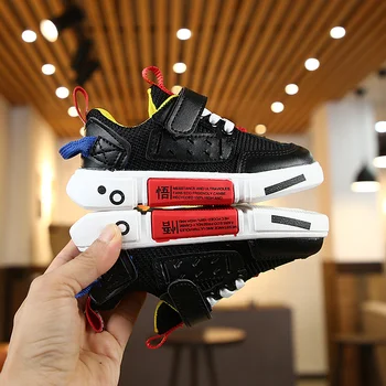 

Kids Girls Sneakers Comfortable Boys Running Sports Shoes Mesh Breathable Fashion student Footwear Spring Autumn SYY002